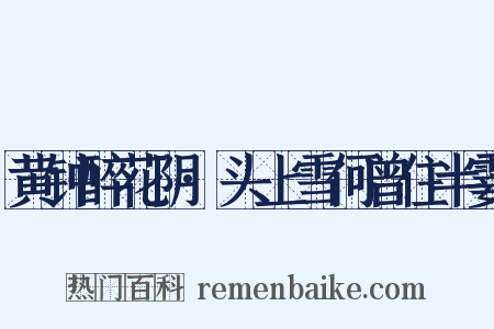 黄钟醉花阴·头上雪何曾住半霎是什么意思的图片